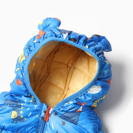 Warm vests, blue color, height 110-116 cm-1