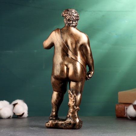 Stele "most positive" bronze, 24x6x10.5cm-3