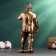 Stele "most positive" bronze, 24x6x10.5cm