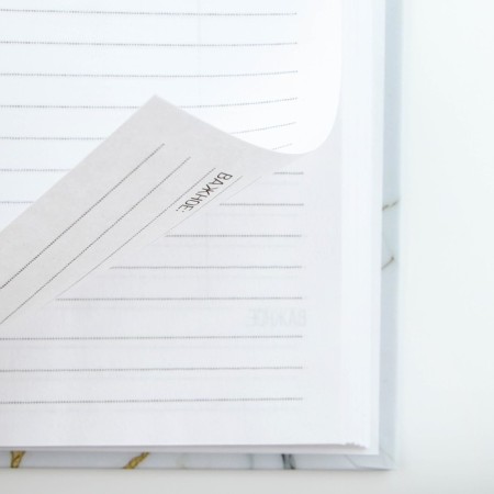 Diary in a solid cover A5, 80 sheets "White Marble"-3