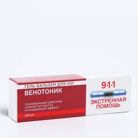 Feet gel 911 Venotonik with severity, pain and edema in the legs, 100 ml-5
