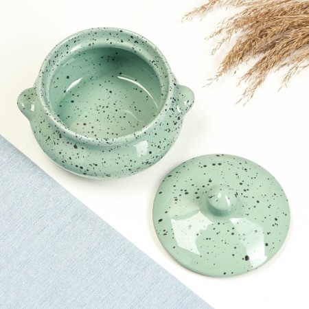 Ceramic pot for baking "Tarnet" 0.5l / 13x9.5cm, harmony-3