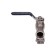 Ballic Aqualink, PN 30 tap, internal thread 1 ", oblique filter, handle, nickel.