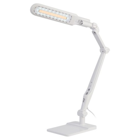 NLED-497-12W-W desktop lamp on the clamp and with the base of the white-10