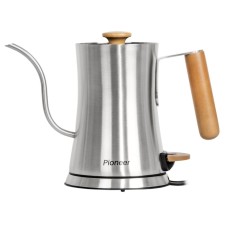 Electric kettle Pioneer KE572M, Metal, 0.6 l, 1800 W, Metal color