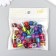 Beads for creativity Plastic "Spear with stripes" Color 25 grams 1.1x0.8x0.7 cm