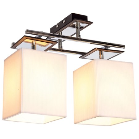 Lamp Ceiling Economy light 2700/2A BK+CR WT, 2x40W, E27, 30x15x40 cm, color chromium-1