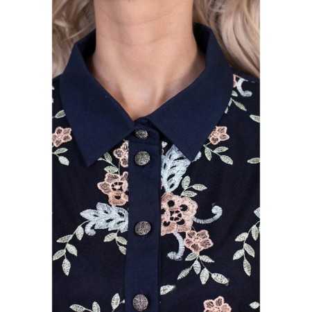 Women's dress, size 52, blue color-8