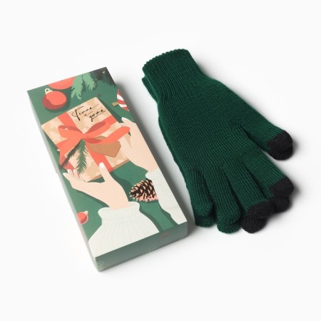 Women's gloves in the gift box "Gift" r. 19