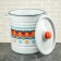 Poznitsa-mantoring, 12 l, 4 inserts, plastic handle, white color, spell mix