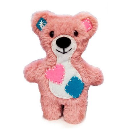 Set for creativity. Soft toy made of fur "Bear"-1