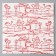 Paper Napkins "Flamingo", in a set of 20 pcs.