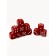 Playing bones, 1.6 x 1.6 cm, set 50 pcs, red