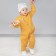 Combineson-subdeck children's kinderlitto Topolino-2, height 74-80 cm, mustard color