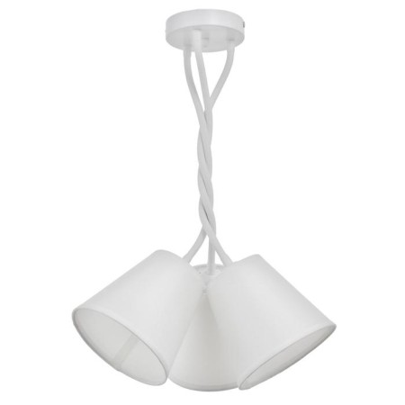 Economic light chandelier 91101/3 3x60W E27, Bely, 64x64x50 cm-3