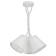 Economic light chandelier 91101/3 3x60W E27, Bely, 64x64x50 cm