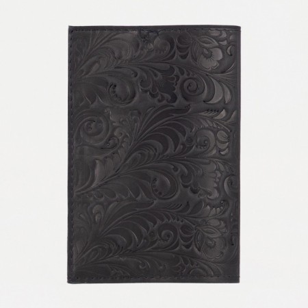 Cover for passport, black color-1