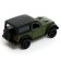 Metal jeep wrangler, 1:32, inertia, color is matte green