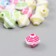 Beads for creativity plastic "Rombs with faces" multi -colored set of 20 g 1.3x1.2x1.1 cm