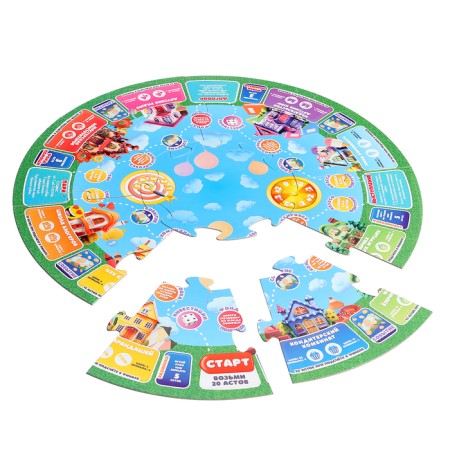 Board game "Young Millionaire", 2-6 players, 6+-4