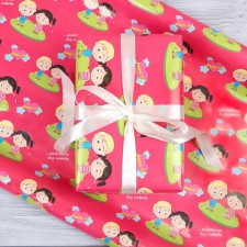 A set of glossy paper, 