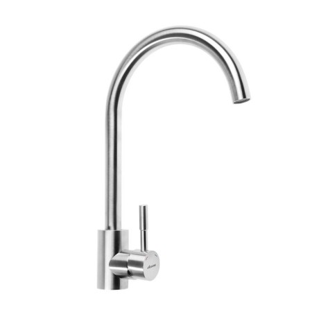 Accoona A4590A-2 kitchen mixer, single-leaf, with nut, satin