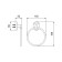 Holder for towels Ring Stolz Stölz "Neo", D = 15.3 cm
