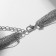 Beads "delight", beads No. 10, 10 threads, color silver, 90 cm