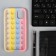 Pop it in the form of a case on the phone is silicone, multi -colored