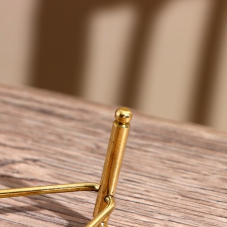 Trio stand "Brass" Brass 7x4x3 cm-7