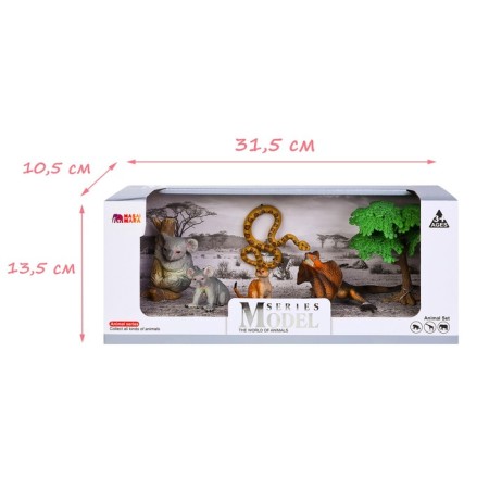 Set of figures "World of Wild Animals", 6 figures-7