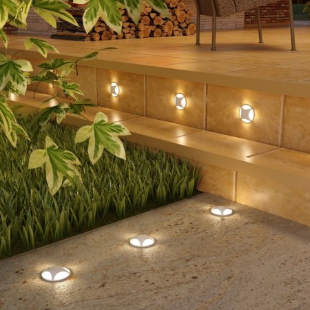 Elektrostandard, STEP 3 LED 3 watts, 53x63x63 mm, IP65, white color, white-1