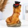 Piggy bank "Fox in the hat" 16x16x25cm