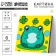 Picture on numbers on a canvas with a subframe for children "Sweet frog", 17 x 17 cm