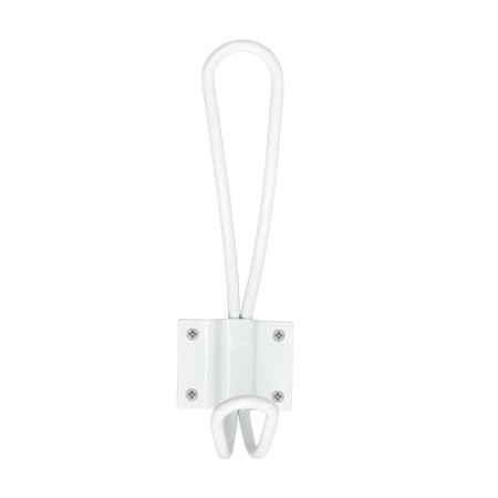 Hook furniture tundra TKD009, two -rod, white, 5 pcs-2