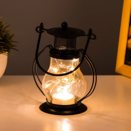 Night Lamp LED 1XCR2032 Black 10x7x13cm Risalux-2