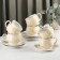 Ceramic tea service “Shishechki”, 12 items: a cup 200 ml, a saucer d = 14.5 cm, yellow color