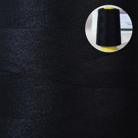Threads 50/2, 5000 yard, black color-1