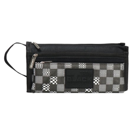Penal soft, 1 compartment, 100 x 210 x 75 mm, voluminous, Devente Devente Total Black, with a handle-3