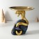 Souvenir Polystone stand "Cobra on a skull with a flower" 11x8.5x15 cm
