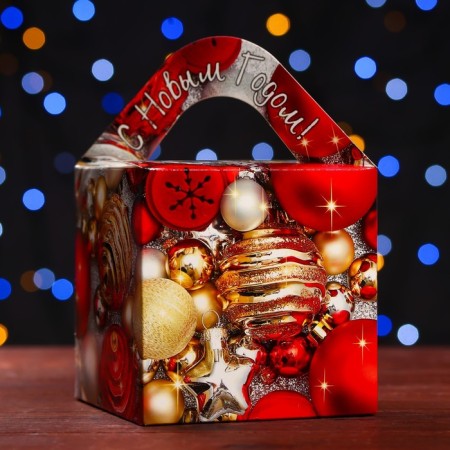 Gift box "Delight", a cube large 12 x 12x 12 cm-1