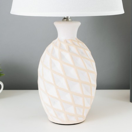 Bulbed lamp 16502/1 E14 40W White-beige 22x22x38 cm Risalux-3