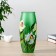 Narcissus vase with painting on painted glass, D-7; 10x23 cm mix