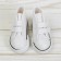 Velcro doll sneakers, sole length 5 cm, white color