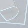Film for decor and floristry, glossy, plain, blue, "strip", sheet 1pcs, 58 x 58 cm