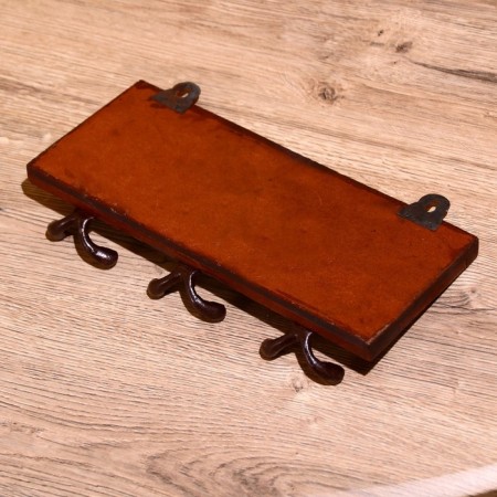 Hanger "fever bird" wood, 17*4*12cm, 3 hooks-2