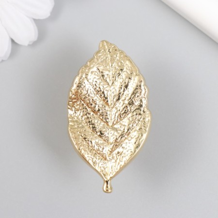 Pen for the casket metal "leaf" gold 5.2x2.8 cm