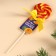 Lollipop on the stick "New Year's fairy tale", taste: Mandarin, 15 g.