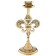 Summary for 1 candle "monogram" with mother -of -pearl 23 cm