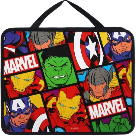 Plastic folder with A4 handles, on lightning, 75x330x260 mm, Avengers-3